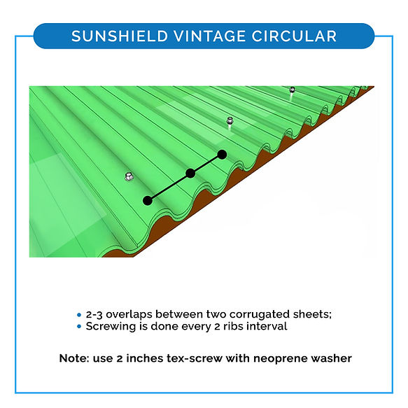 Sunshield vintage circular Installation Guide